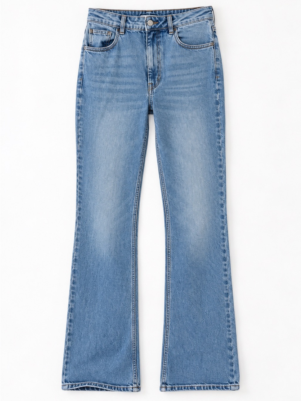 Zara High-Rise Light Blue Flared Women’s Jeans